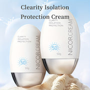Unisex Face Sunscreen Lotion SPF50 PA++++ Moisturizing with Hyaluronic Acid All Skin Tones