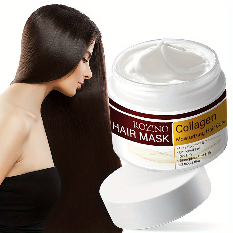 Collagen Hair Mask for Dry Frizzy Hair 100g Moisturizing Treatment with Glycerin