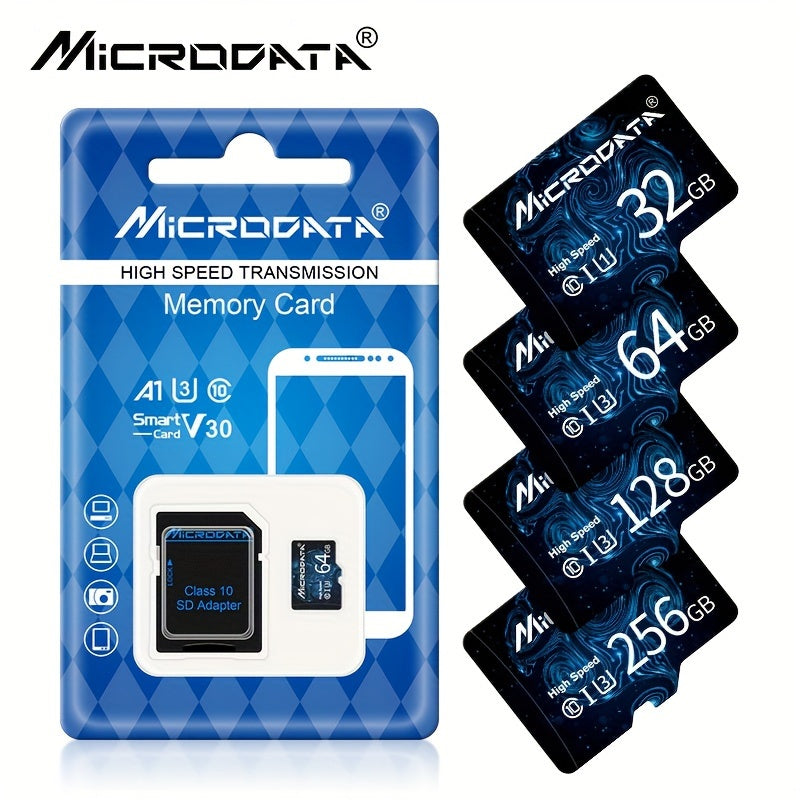 256GB Micro SD Card Class 10 U3 UHS-I for 4K HD Video with SD Adapter