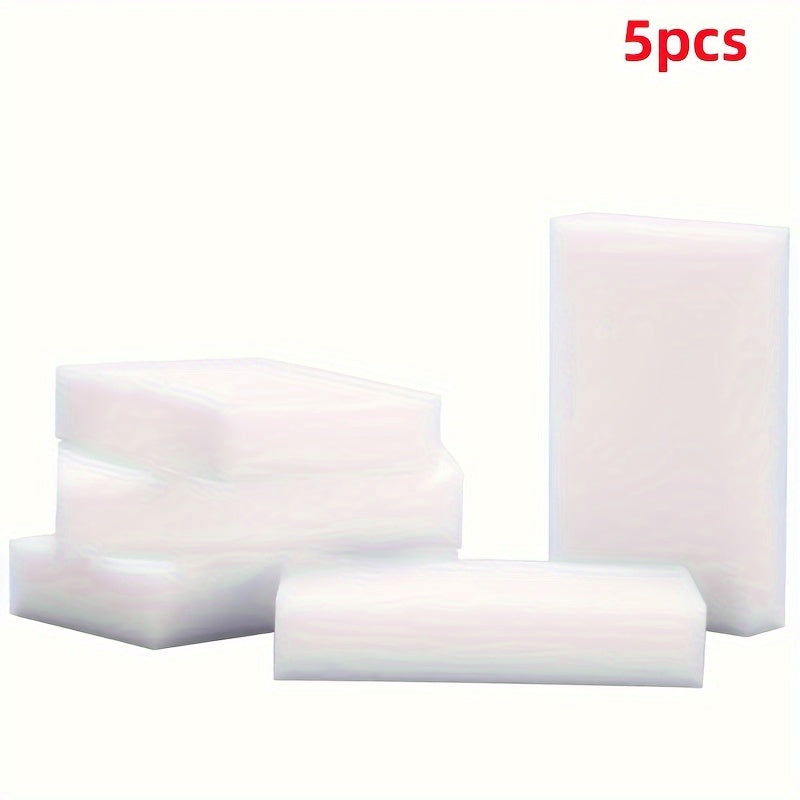 Oq Melamin tozalash gubkalar to'plami devorlar, pechlar, derazalar va hammomlar uchun