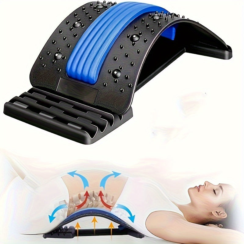 Back Stretching Device for Yoga Pilates and Exercise with 4 Adjustable Settings