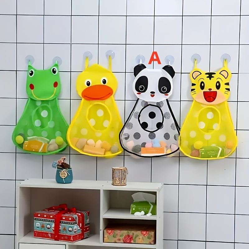 Keng mesh osma o'yinchoq tashkilotchisi, vakuumli qopqoq bilan - bayramlar uchun mukammal sovg'a.