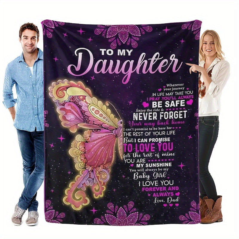 Kids Girls Flannel Blanket Soft Warm Cozy Snuggle Throw for Bed Sofa Travel