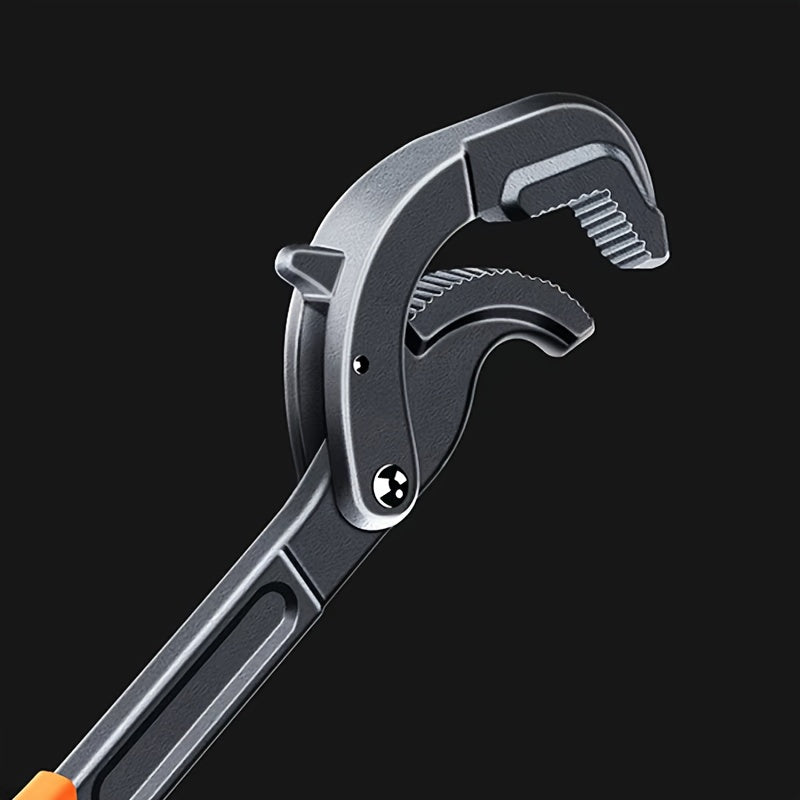 Multifunctional Pipe Pliers with Adjustable Wrench and Automatic Lock for DIY Maintenance