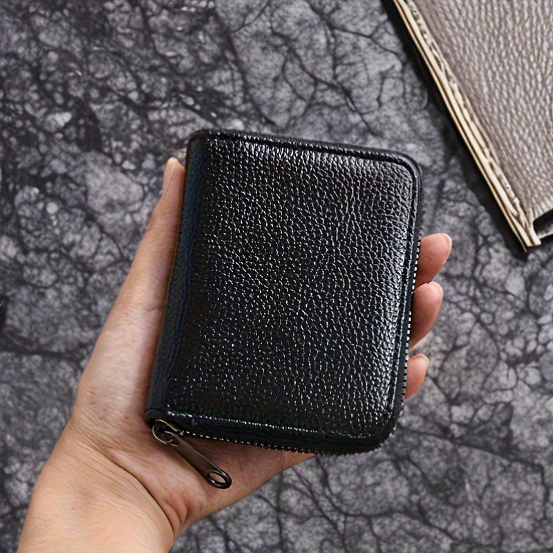 Cartera impermeable con bloqueo RFID para pasaportes, tarjetas y efectivo para hombres y mujeres