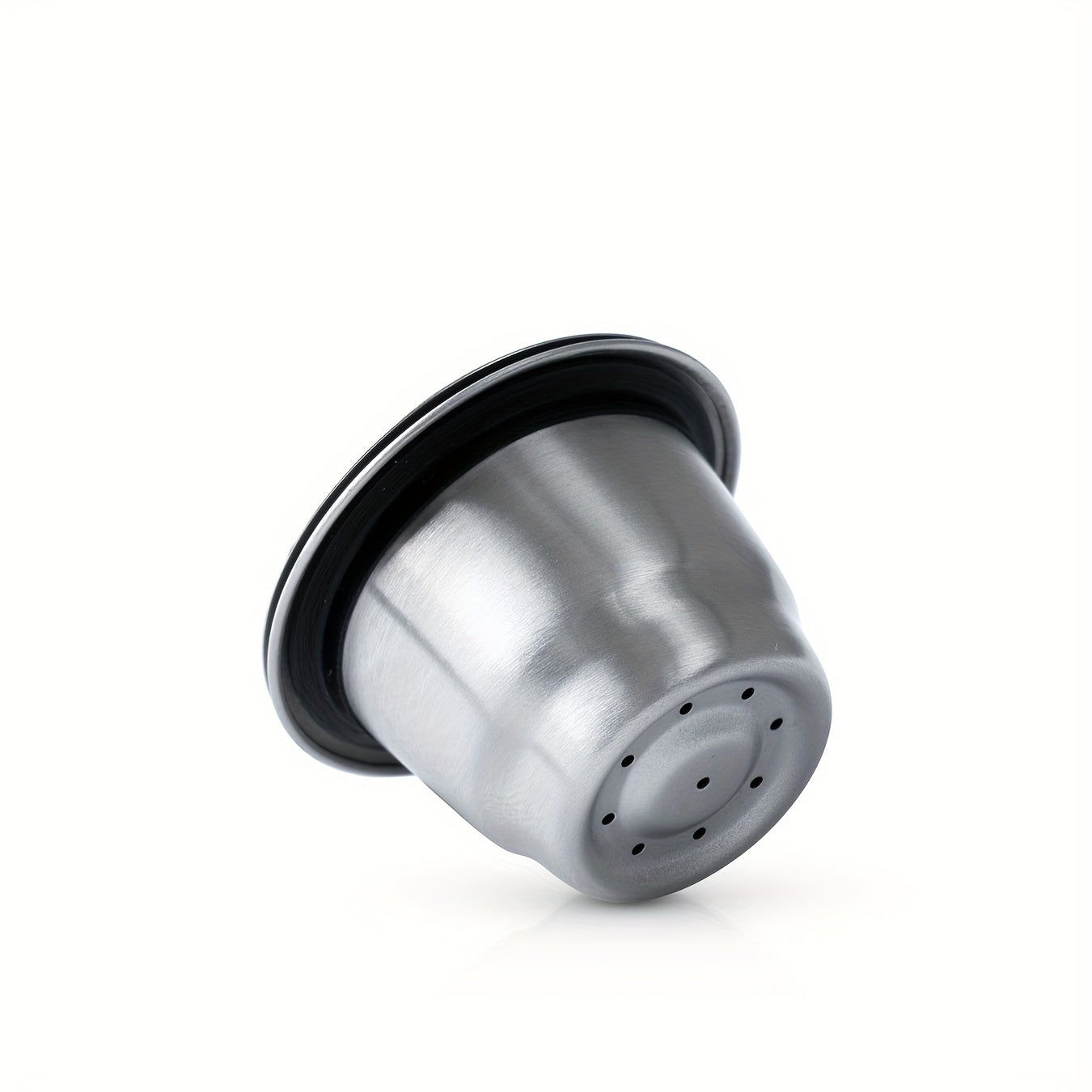 Stainless Steel Reusable Coffee Capsule with Bird Nest Design for Espresso Machines