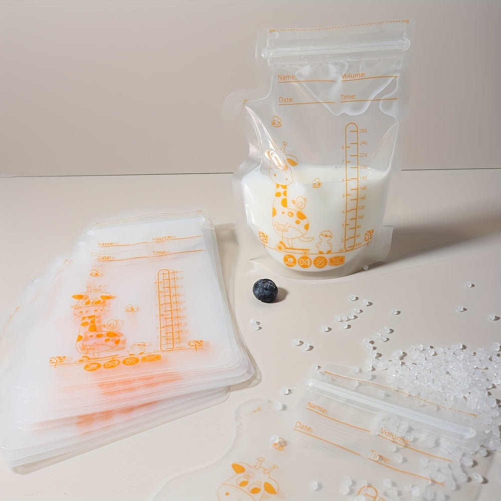 Oshiriladigan quvurlar bilan 100 dona emizish uchun saqlash sumkasi, o'z-o'zidan turg'un