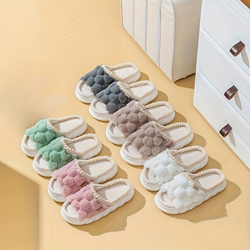 Uniseks to'liq rangli ochiq barmoqli ichki va tashqi chiroqlar, qalin tagli