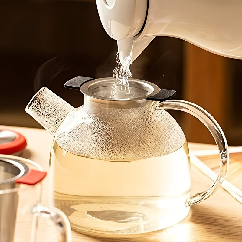 Ситечко для заваривания чая из нержавеющей стали с термостойкой силиконовой ручкой, мелкой сеткой для кружек и чашек - можно мыть в посудомоечной машине, идеально подходит для заваривания чая дома и в офисе