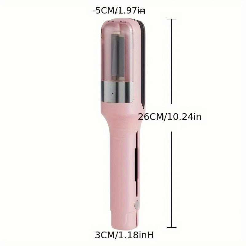 Беспроводной портативный триммер для волос с USB-зарядкой для срезания секущихся кончиков и борьбы с пушистостью.