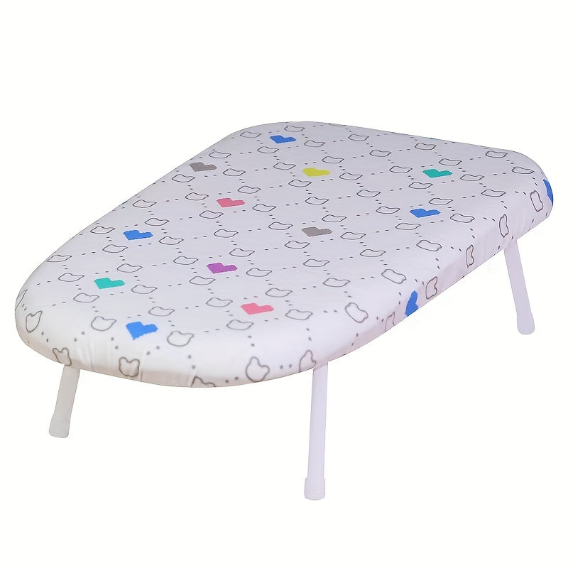 Ko'p funksiyali yig'iladigan dazmol taxtasi - Yenglar va bo'yinlar uchun - Noxud va plastik, ovqatlanish va dam olish stollari uchun ideal - 1 dona