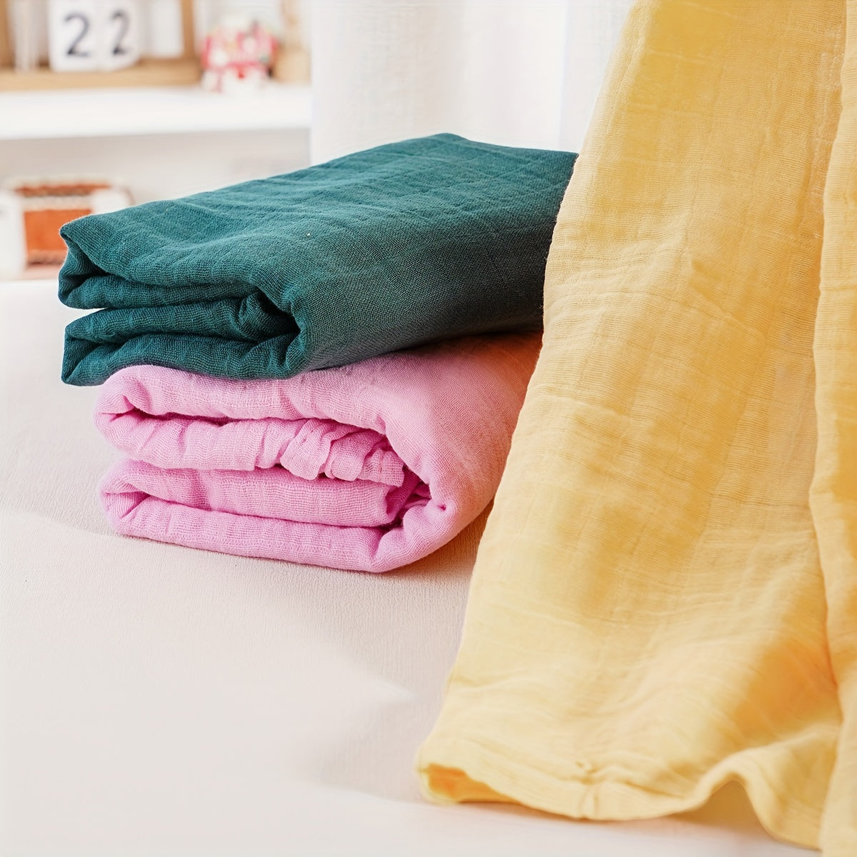 Yangi tug'ilganlar uchun ultra yumshoq, qulay va barcha mavsumlarga mos bolalar muslin bo'lagi