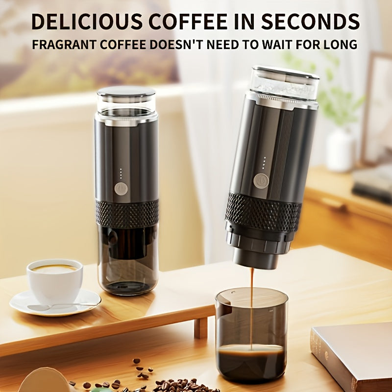 Portable Electric Espresso Maker for Travel and Home USB Charging Compact Coffee Brewer