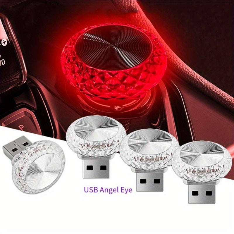 Portable Car Interior LED Ambient Light Mini USB Atmosphere Lamp