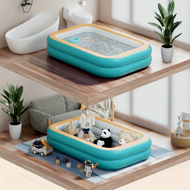 Inflatable Swimming Pool Indoor Outdoor Portable PVC Water Play Bath Pet Wash