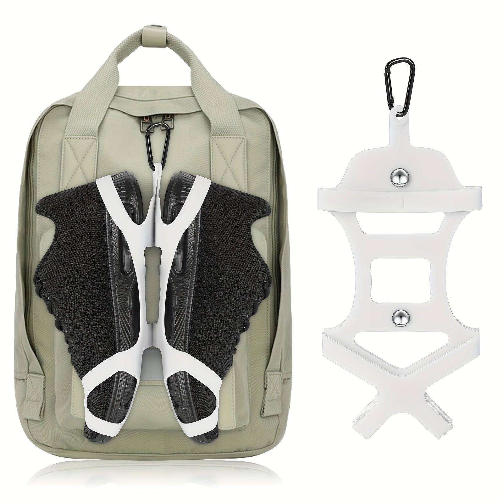 Large Silicone Outdoor Shoe Holder Clip - Lightweight, Portable, Secure Fit