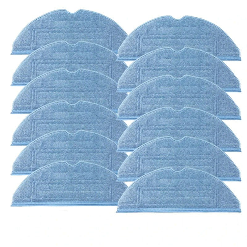 Set of 12 Microfiber Mop Pads for Robotic Vacuum Cleaner S7 Series Compatible