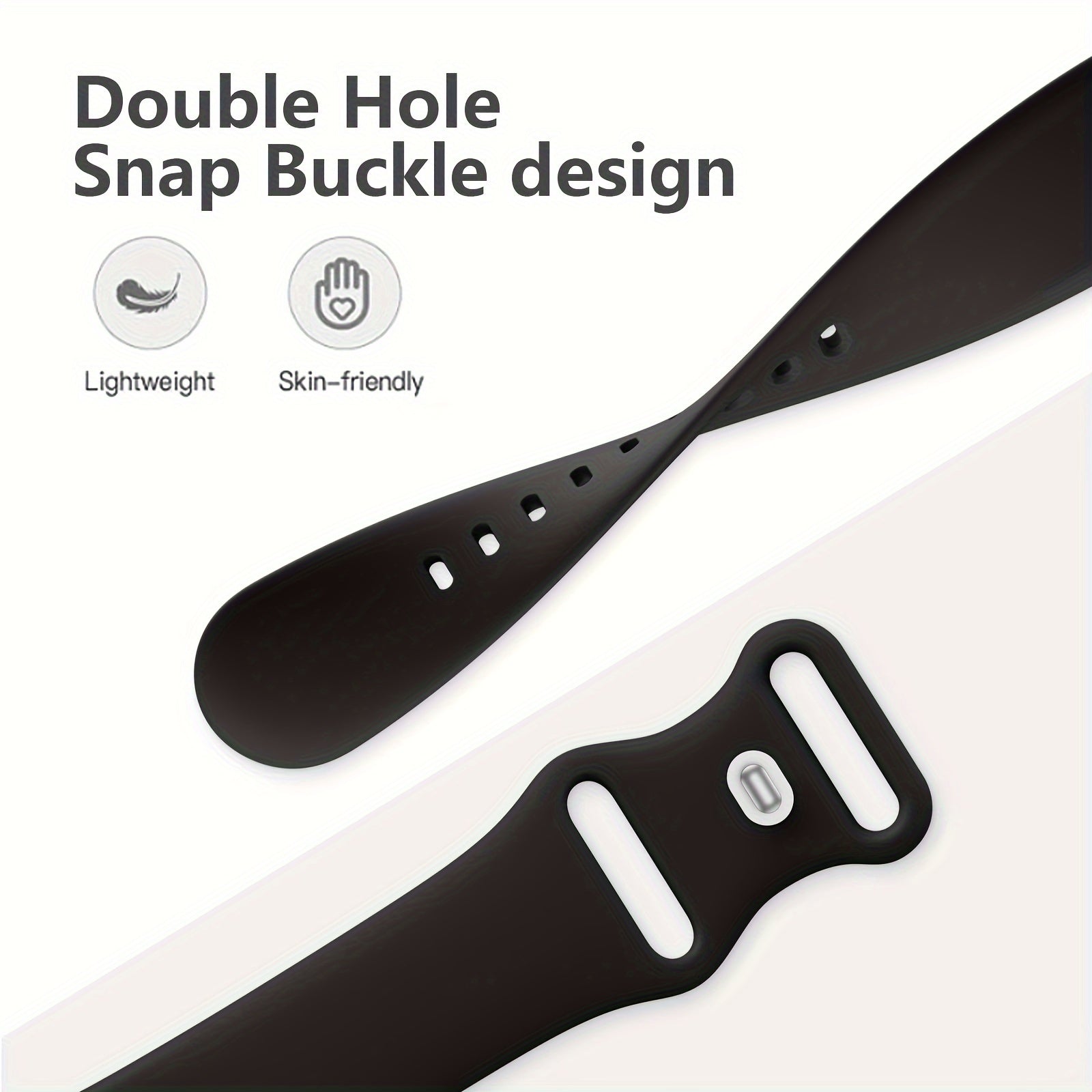 Силиконовые спортивные смарт-часы, набор из 4 штук с бабочковым замком, водоотталкивающие, совместимые с Apple Watch Series 1-9, SE и Ultra, унисекс, без батареи