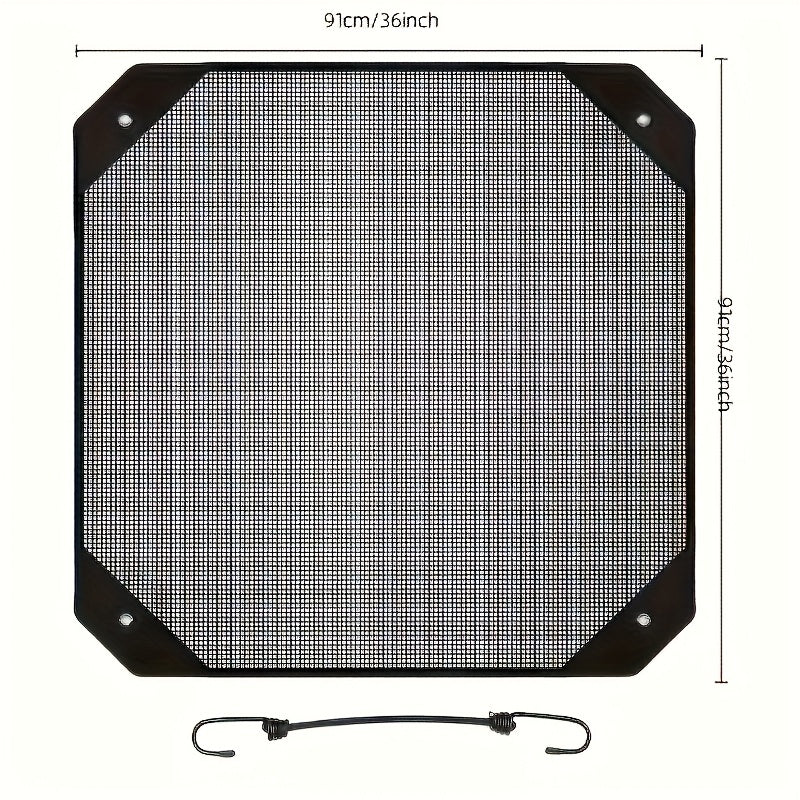 Outdoor Air Conditioner Cover Waterproof PVC Mesh Windproof Dust Cold Protection