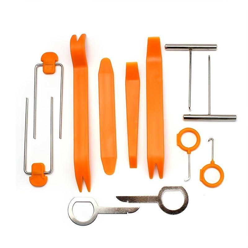 Набор инструментов для снятия панелей автомобиля 12/4 шт. — Выдергиватель гвоздей, обрезка, дверь, лезвия, ручные инструменты