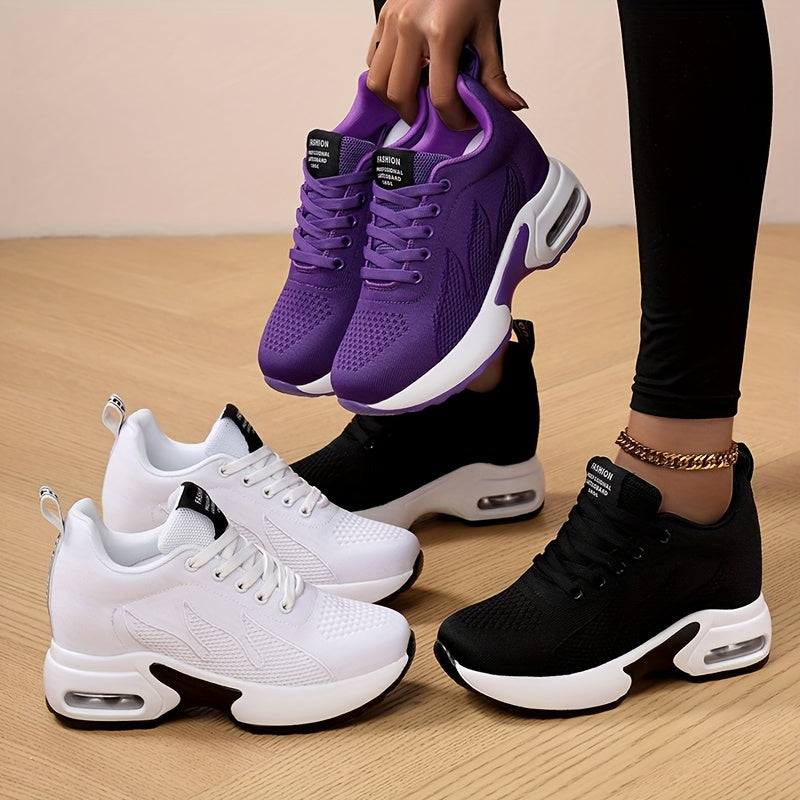 Women's Breathable Slip-On Sneakers with Lift Technology All-Season Comfort