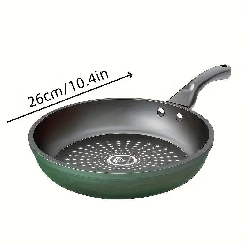 Non-Stick Iron Frying Pan for Induction and Gas Stove Oil-Free Cooking Multi-Function