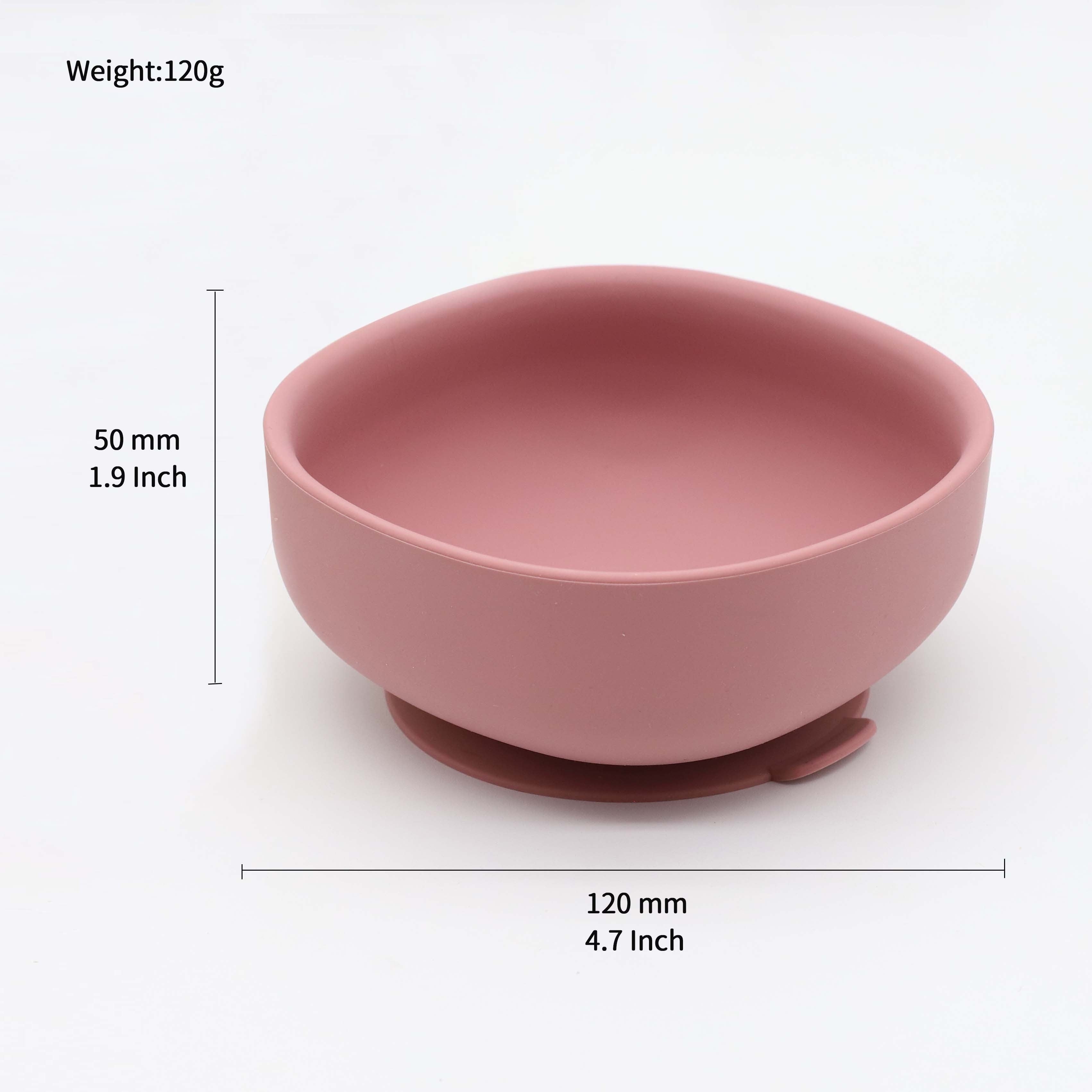 Silicone Suction Baby Feeding Bowl for Self-Feeding Food Grade Soft BPA-Free