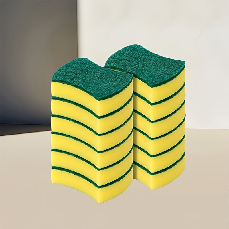10/12/24 Pack Double-Sided Scratch-Resistant Melamine Sponges for Kitchen Bathroom Car