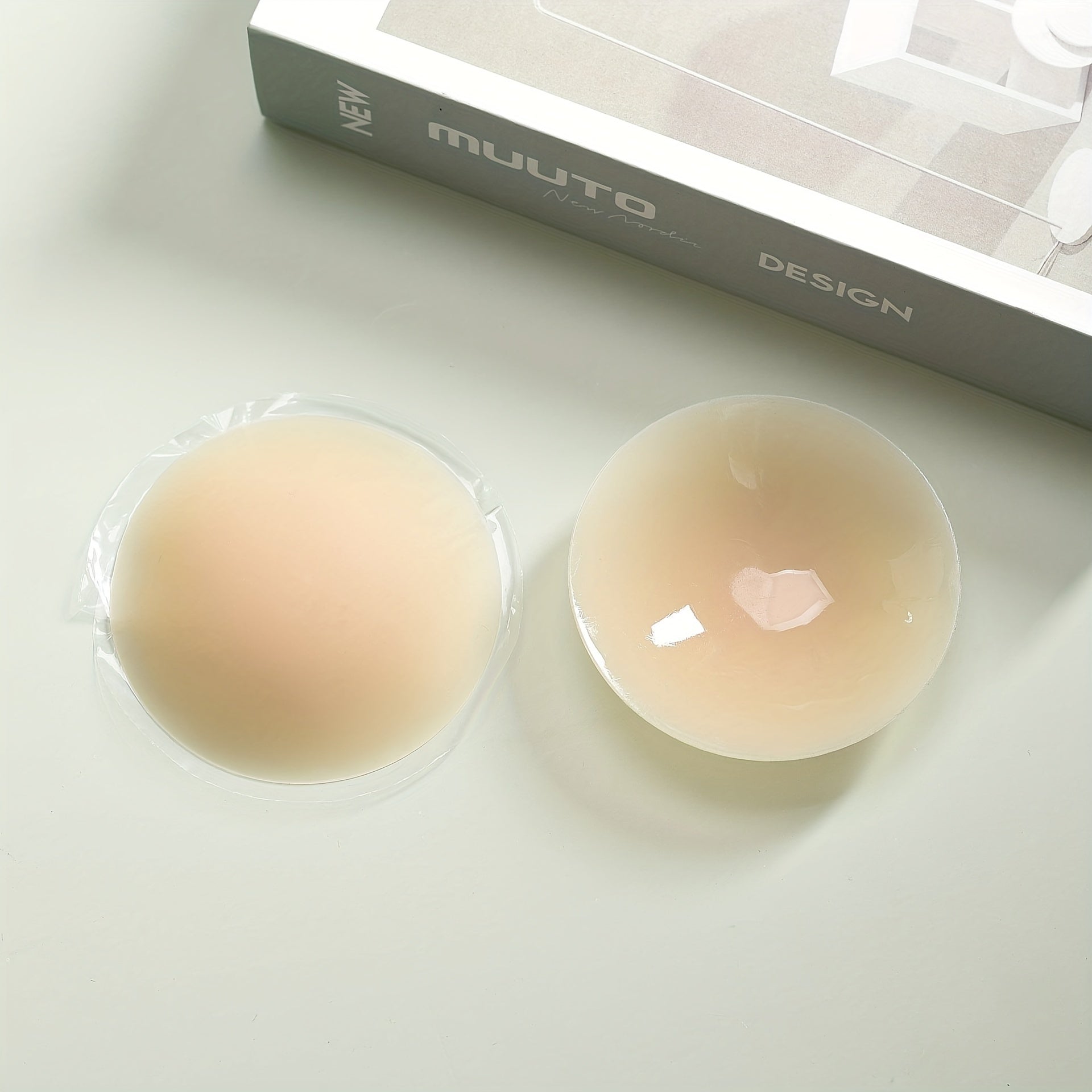 Silicone Nipple Covers for Women Strapless Invisible Breast Pasties Solid Color