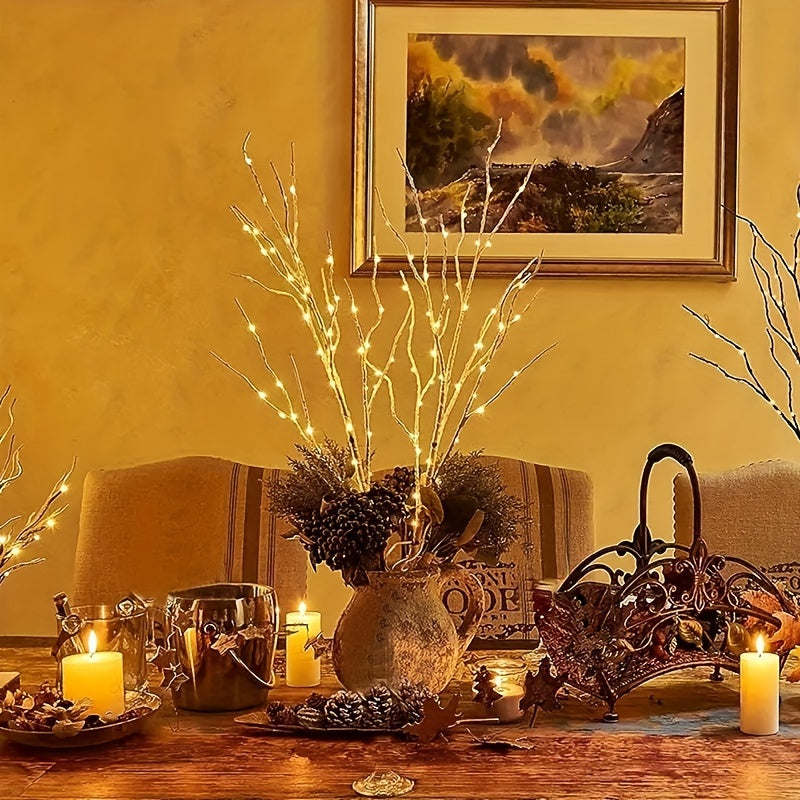 Luminous Birch Branch Decorative String Lights Indoor Wedding Party Home Decoration Battery Powered