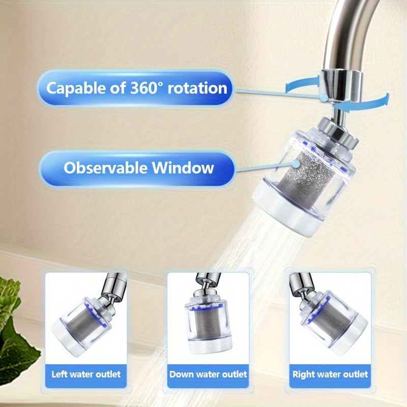 Stainless Steel Mesh Faucet Filter with Large Angle and Reusable 316 Stainless Steel Screen