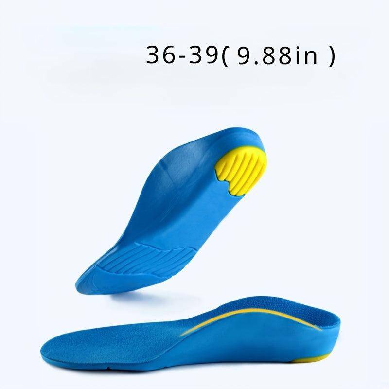Children's Orthopedic Insoles Arch Support Shock Absorbing PU Flat Foot High Arch