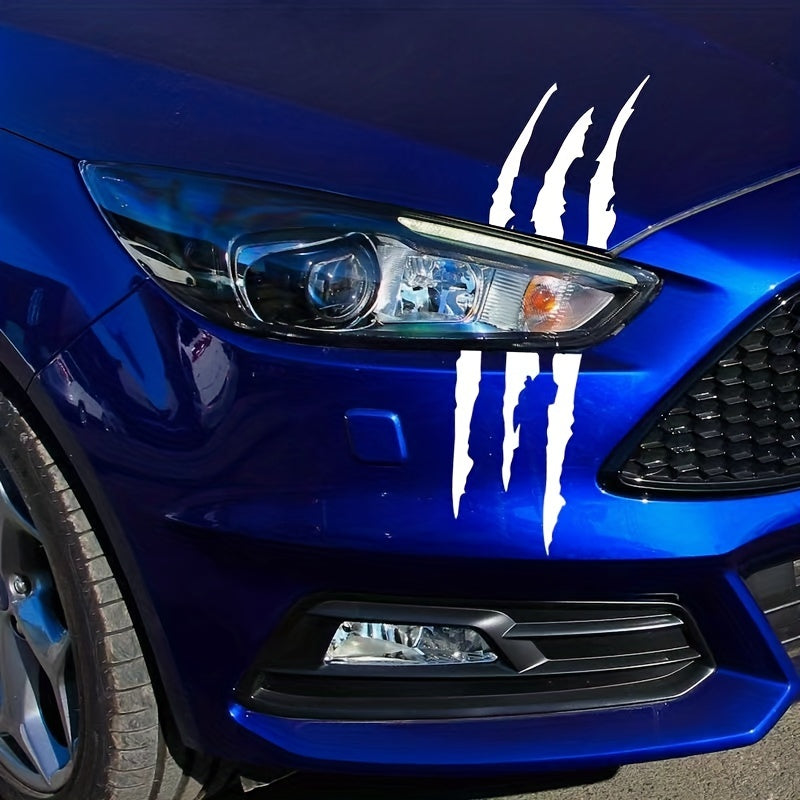 Yorug'likka qarshi vinil avtomobil stikerlari - suv o'tkazmaydigan qora tirnoq belgilari uchun faralar
