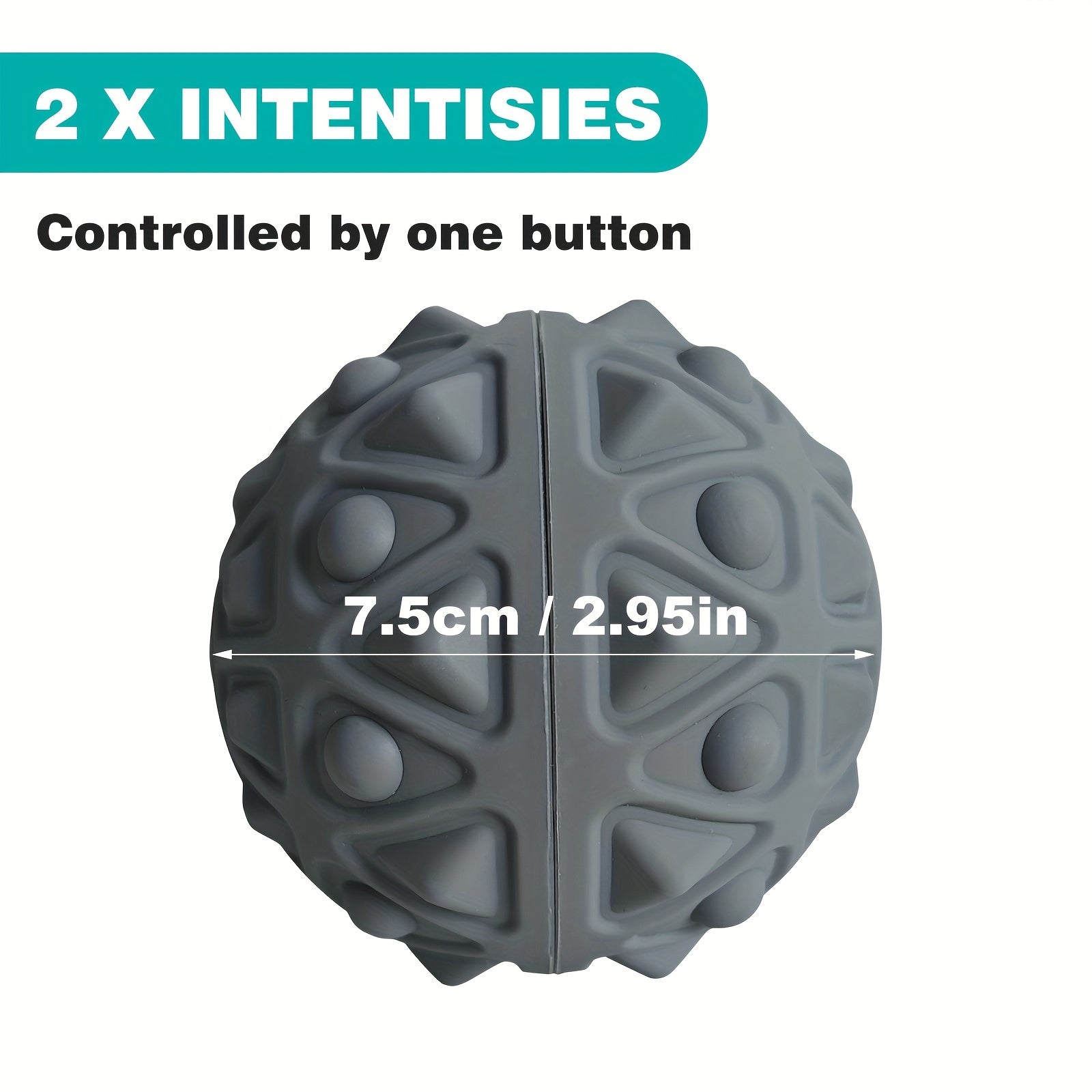 Shahar fitnessi uchun mini tebranish massaj to'pi, qo'llar, oyoqlar, son va qorinni bo'shatish uchun ideal.
