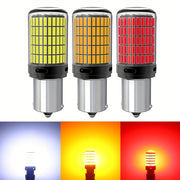 2 Pack LED 1156 1157 P21W Car Brake Reverse Tail Signal Lights White Red Yellow