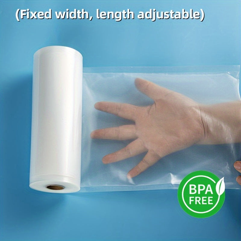 3 piezas de rollos para selladora al vacío de 5m de ancho múltiple 9.8cm 11.02cm 13.97cm almacenamiento de alimentos