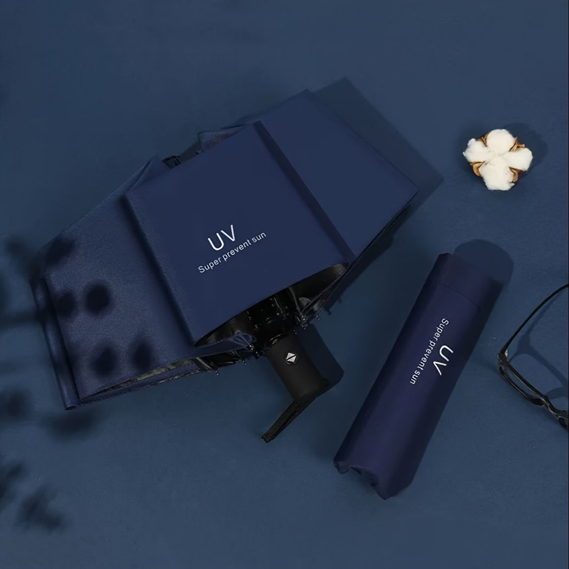 8-Stripe Avtomatik yig'iladigan UV soyabon, suv o'tkazmaydigan, shamol o'tkazmaydigan, zamonaviy, quyosh, yomg'ir, golf o'ynovchilar uchun