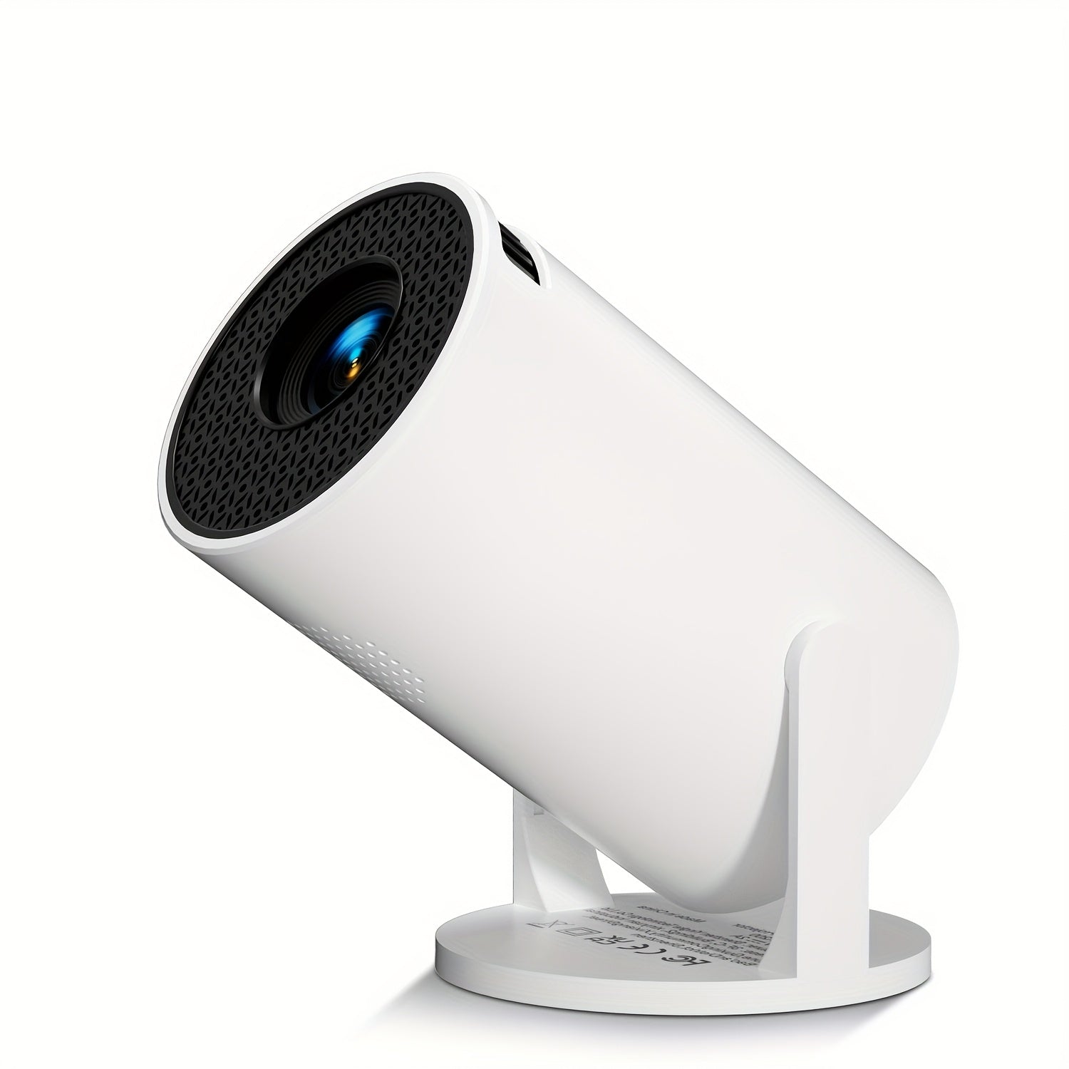 Proyector de video LED de alta brillo con rotación de 180° para hogar y oficina