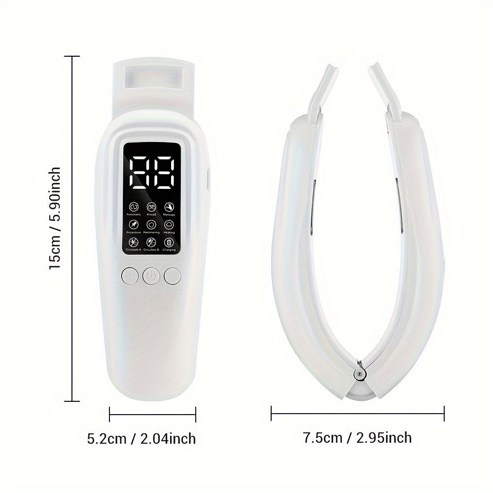 Electric V-Face Beauty Device with LCD Display and Rechargeable Lithium Battery