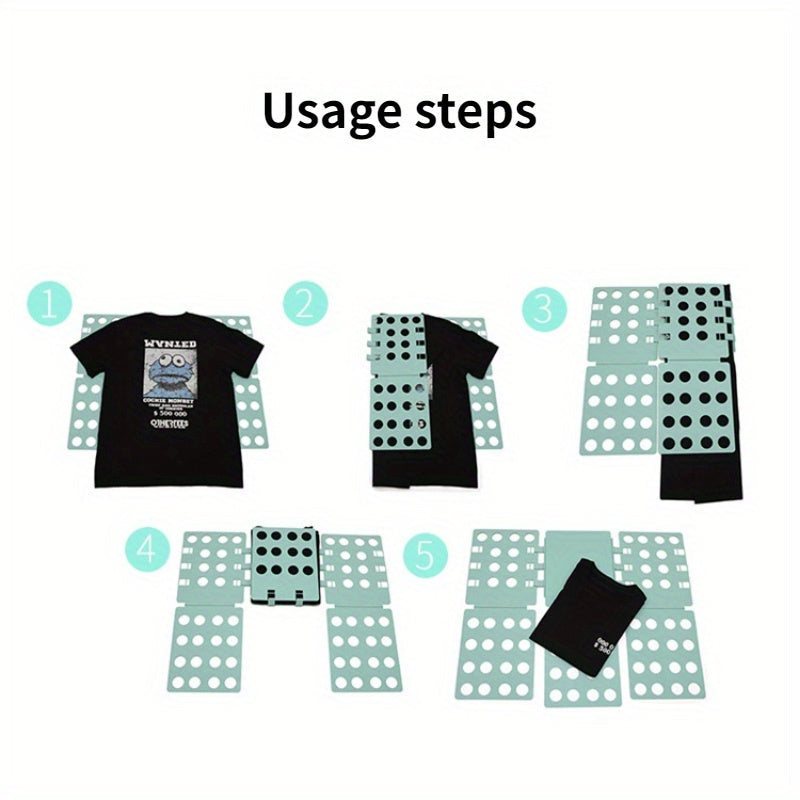 Katta Plastik Kiyim Qiyish Taxtasi - 70.0 sm x 56.01 sm, T-Shirtlar, Ko'ylaklar va Boshqalar uchun Joyni Tejovchi Tashkilotchisi. Tasodifiy Rang (Ko'k/Sariq/Qizil/Yashil/Oq/Qora). Kiyimlar uchun Saqlash Yechimi.