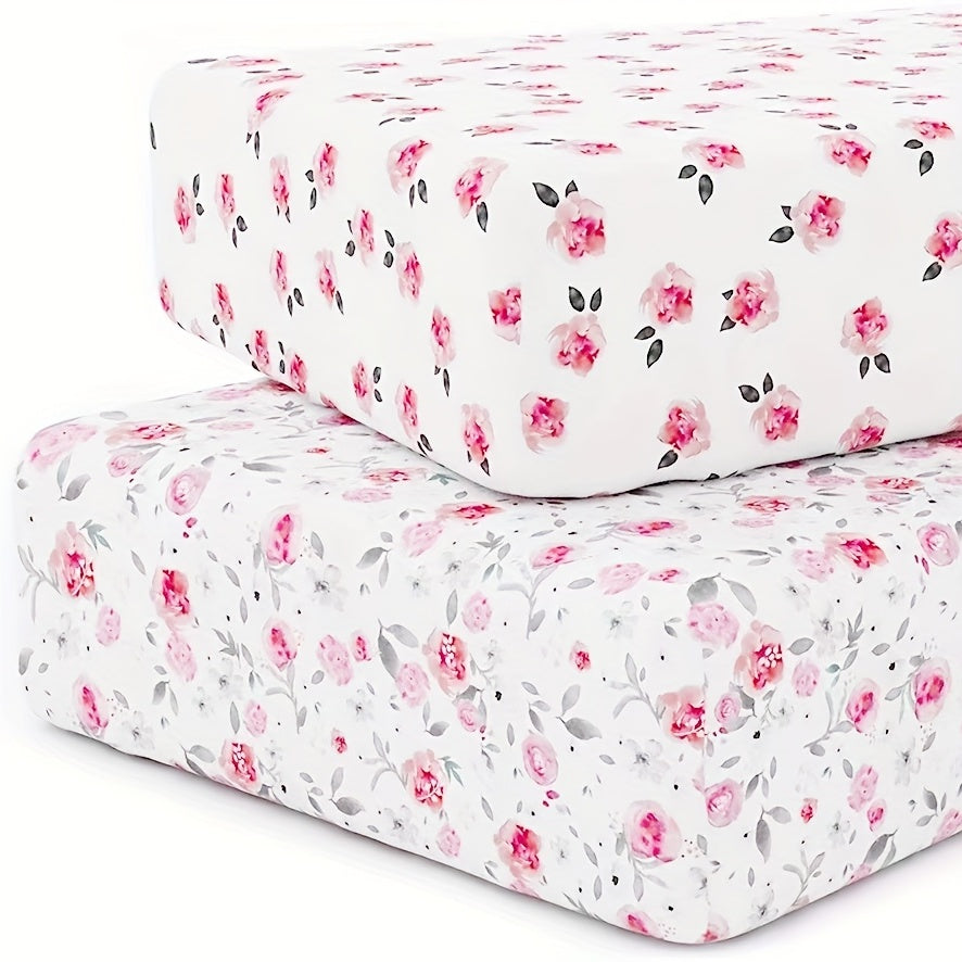 Комплект из 2 fitted простыней для детской кроватки и матрасника для маленьких детей