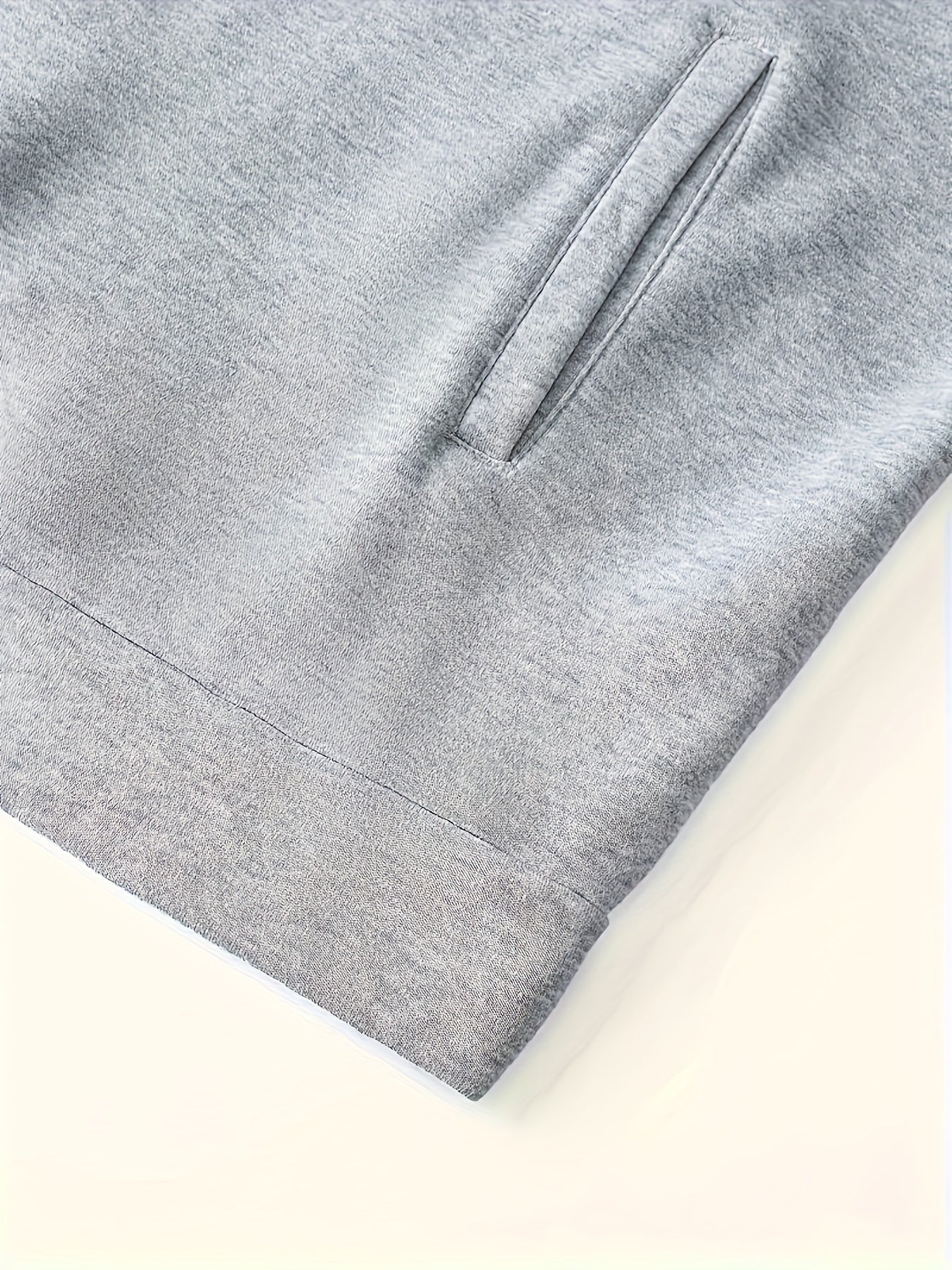 Men's Plus Size Color Block Hoodie with Kangaroo Pocket Casual Streetwear Polyester