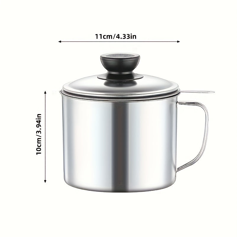 Zinapoyali yog' idishi, filtr, chang qopqog'i, filtr va yog' saqlash tanki bilan - 1100ml