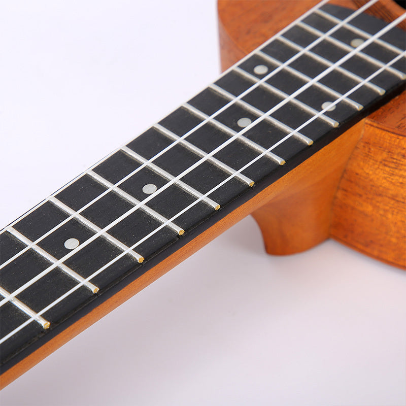 Сопрано укулеле мини-гитара из махагони и ели 21/26 дюймов, гавайский музыкальный подарок