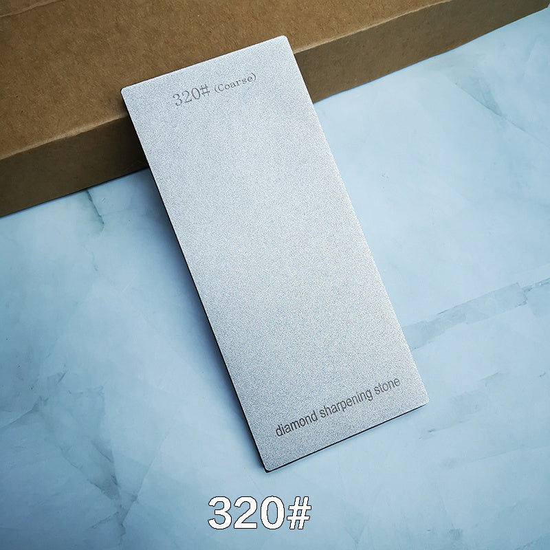 Diamond Sharpening Stones Set 120 600 1500 3000 Grit with Base and Sharpening Bar