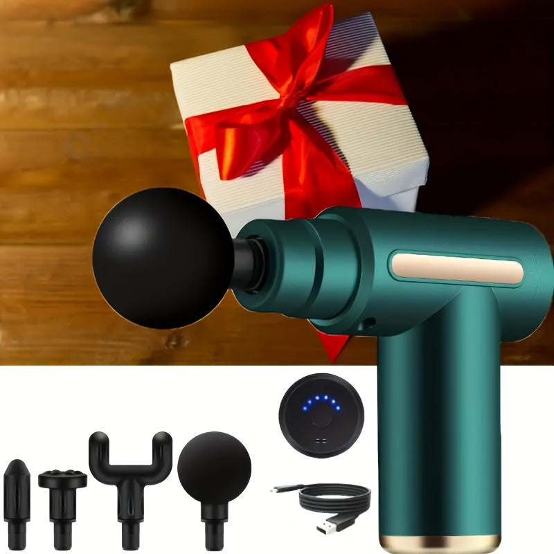 6 dona mini pro USB zaryadlanadigan massaj quroli to'plami barcha aksessuarlar bilan, turli tadbirlar uchun ideal sovg'a, litiy batareyasi bilan quvvatlanadi.