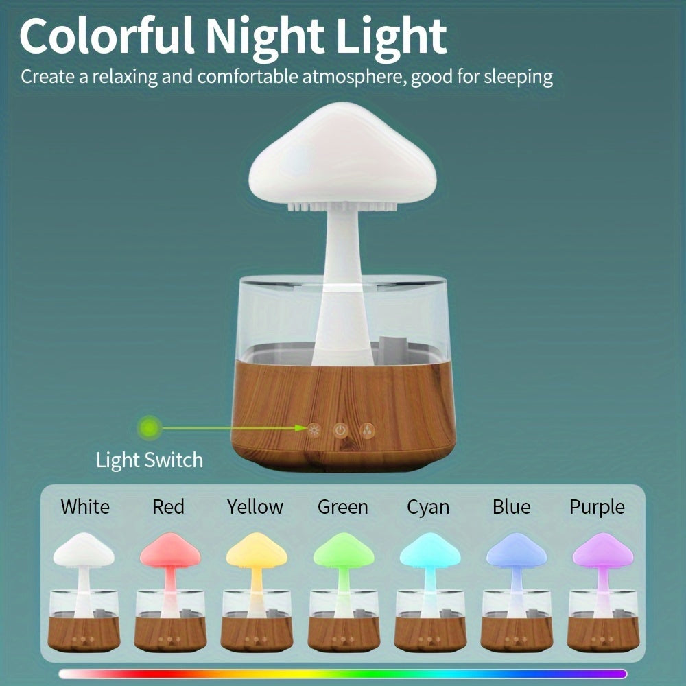 Humidifier for Bedroom with Multi-Color LED Night Light and Timer