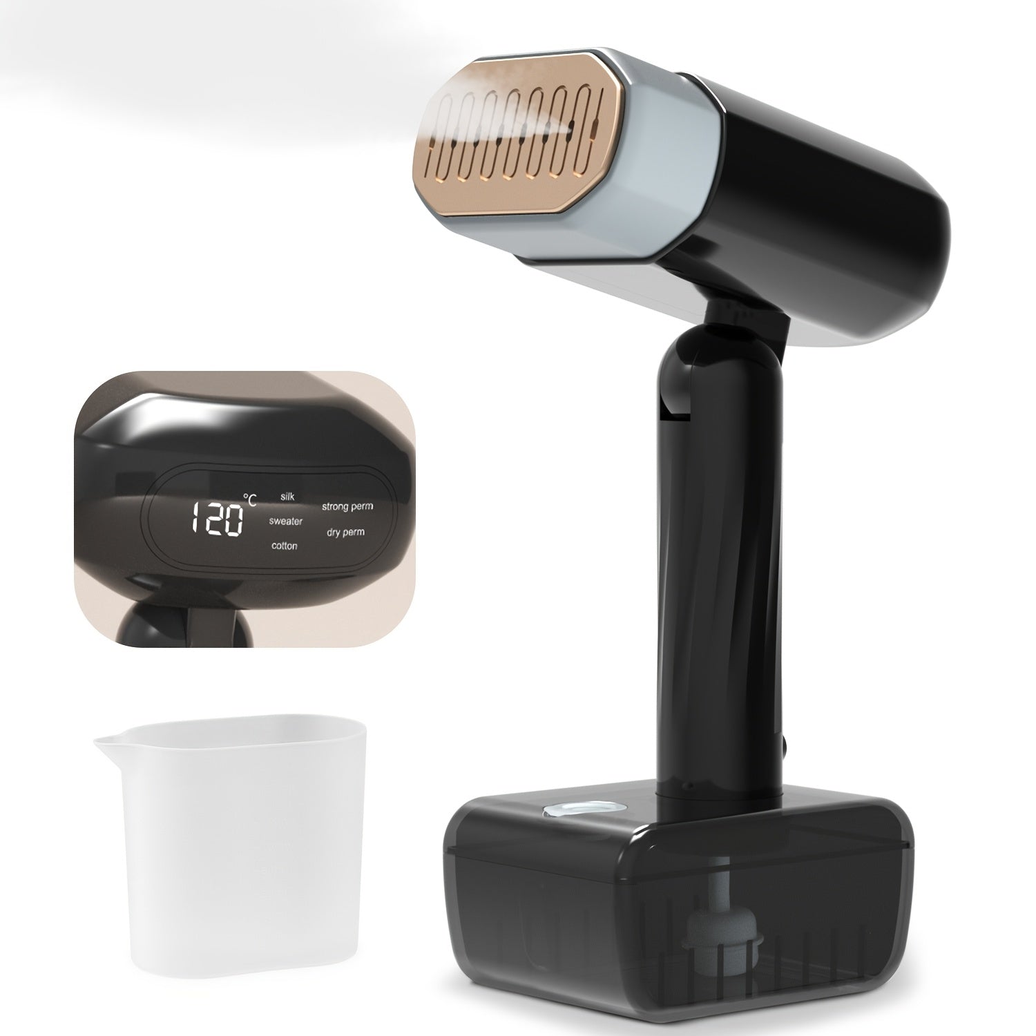 Vaporizador de prendas de mano portátil de 1800W para viajes y hogar