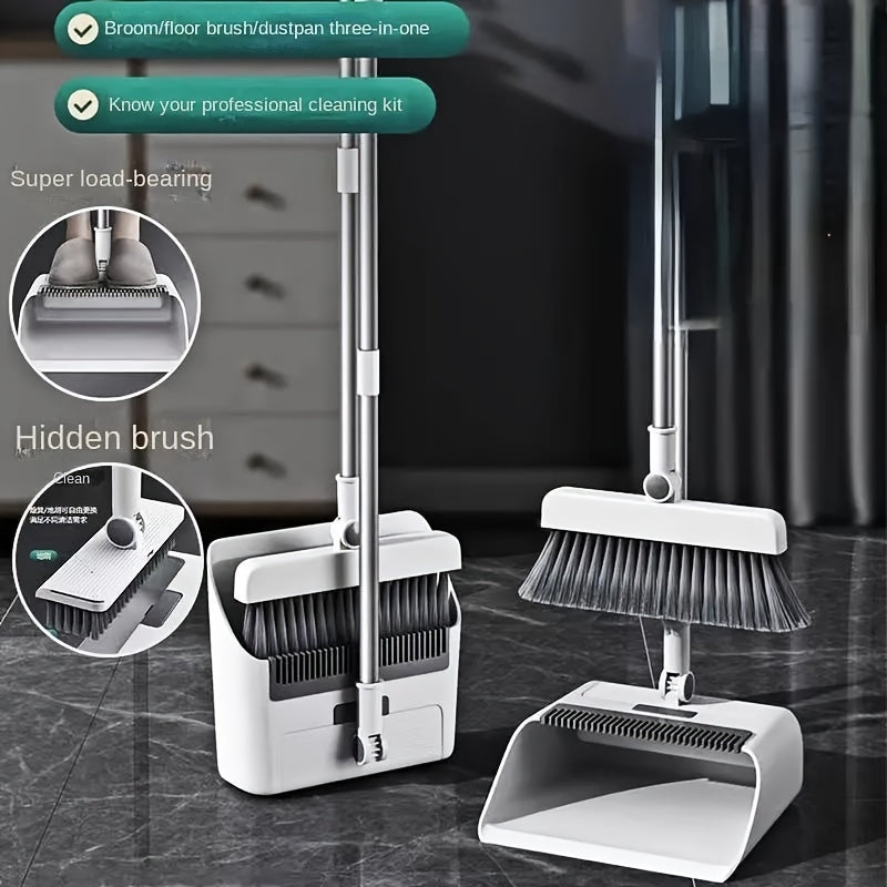 Uy uchun tozalash to'plami qo'lda cho'tka va changyutgich, qattiq pol uchun, yopishmaydigan soch cho'tkasi