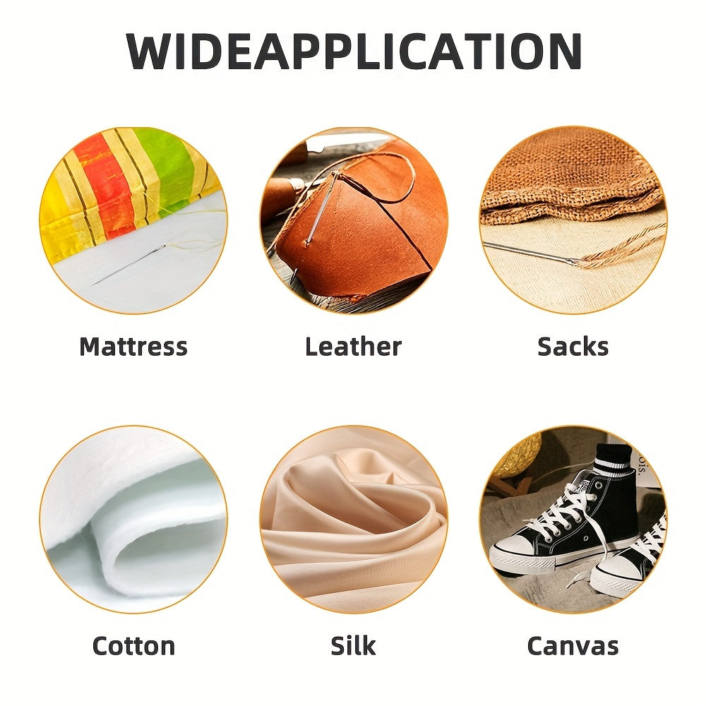 Набор из 6 или 12 швейных игл с боковым отверстием, предназначенных для пожилых пользователей, включает несколько размеров для ручного шитья своими руками.